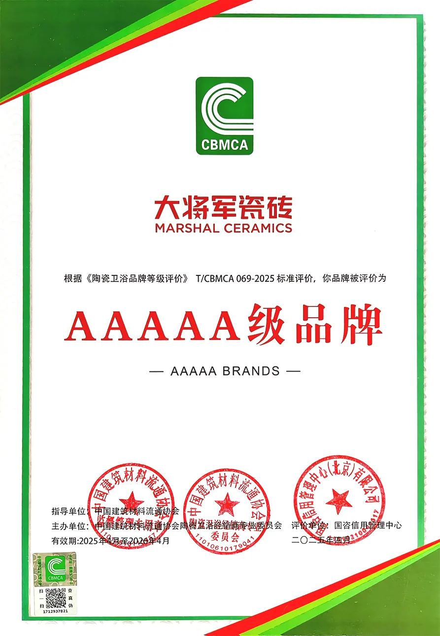 大将军瓷砖"陶瓷一线品牌"实锤！双料大奖见证硬核实力(图35)
